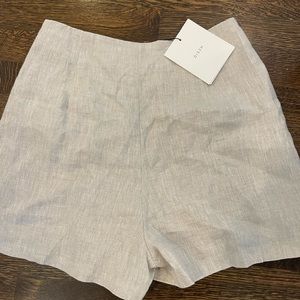 DISSH Beige Linen Shorts-Brand New Size US 4/AUS 8